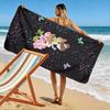 Fairy Sitting on Flower with Butterflies Beach towel quick-drying for travel outdoor sports jogging beach and swimming
