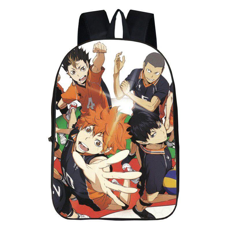 Karasuno Haikyuu Anime High School Backpack Shoulder Bag Travel Book Rucksacks