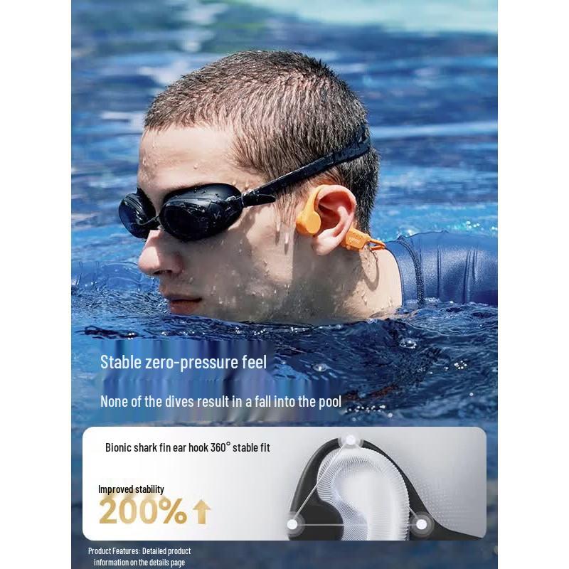 Saina B60S Pro Bone Conduction Swimming Bluetooth Earphones