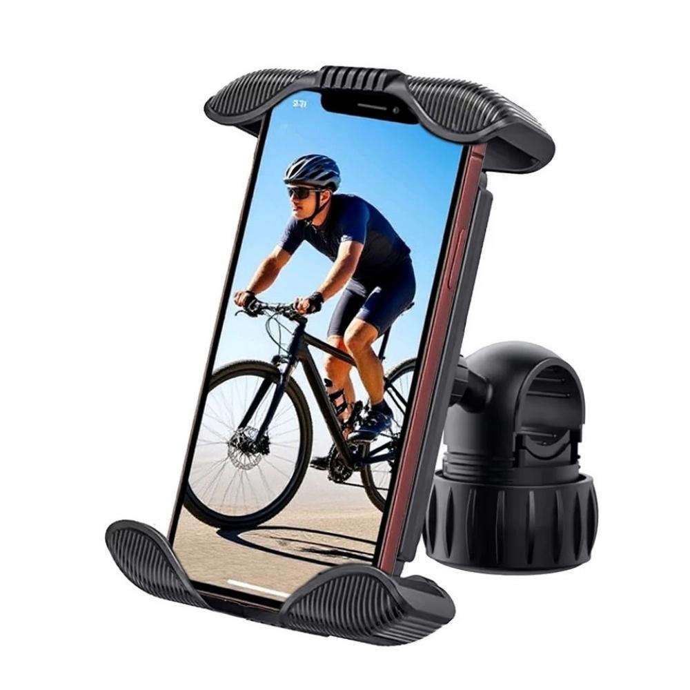 Bicycle Phone Holder Bike Mount 4.7-6.8 Inch Shockproof 360° Rotate Bike Motocycle Bike Phone Holder Cycling Phone Stand Bracket