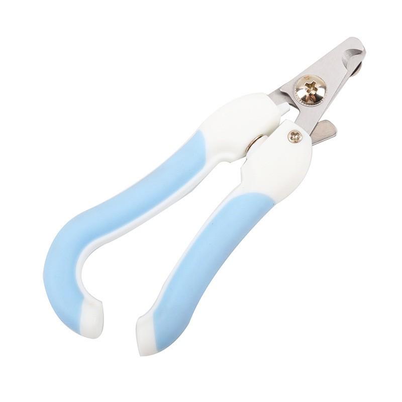 Pet Nail Clipper Set Cats Stainless Steel Trimmer With File Small Large Size Pink Blue