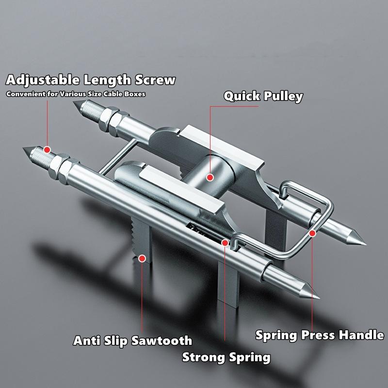 Wire Threading Aid, Threading Aids Cable Threading Aid with Anti Slip Sawtooth,Universal Flexible Pulley Wire Threading Aid Tool