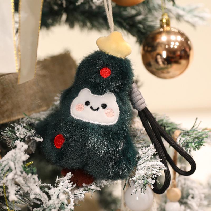 Cross-border Santa Claus Christmas Tree Plush Toy Pendant - Small Size Rag Doll