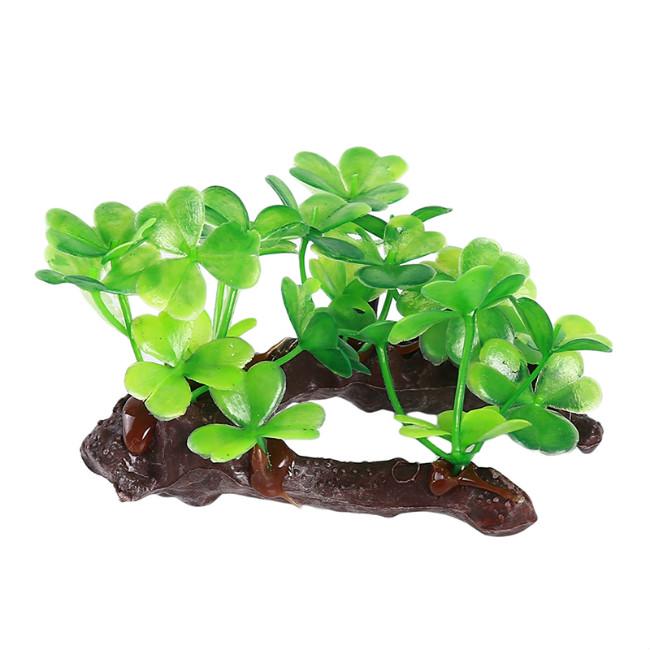 Plastic Tree Aquarium Underwater Plants Ficus Fish Tank Decorations Ornament
