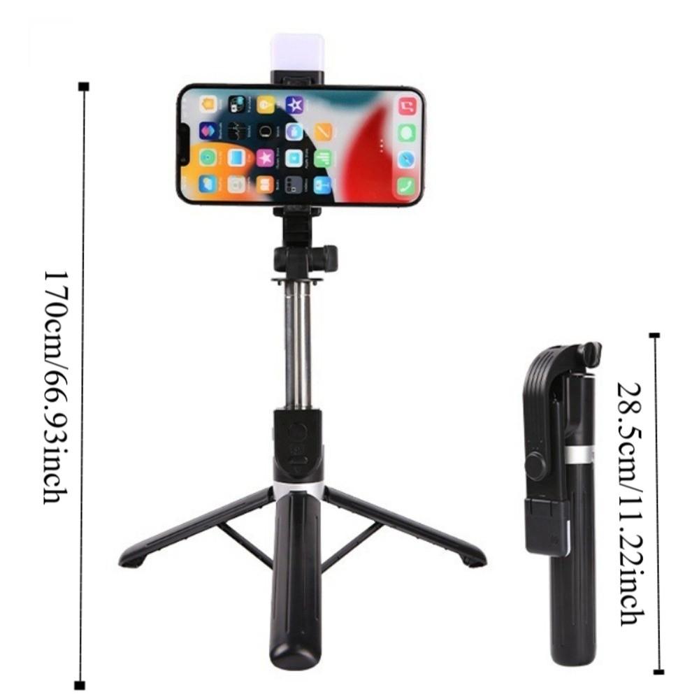 Portable Telescopic Selfie Stick 1.7m Selfie Stick Tripod Bluetooth Selfie Stick  Vlog Photography