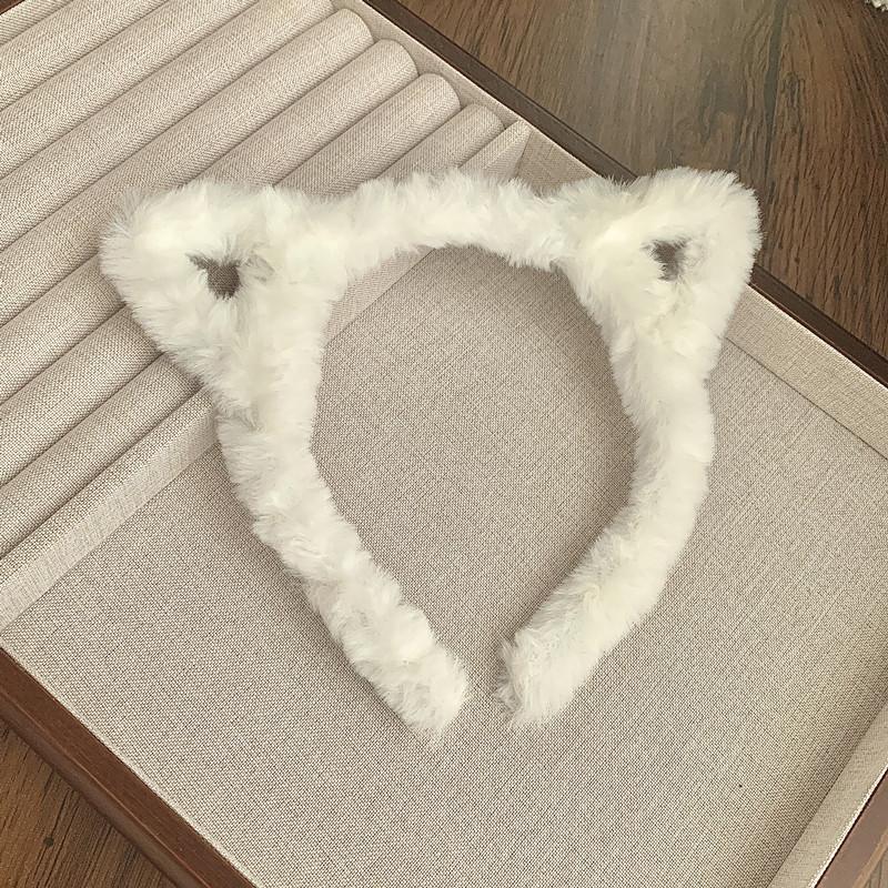 1 Plush Cat Ear Headband with Cute and Girlish Style, Perfect for Daily Use, Cute and Eye-catching