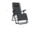 Folding Lounge Chair Black Textilene
