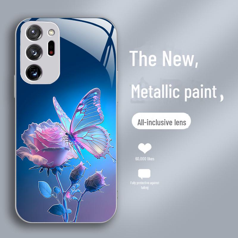 

Samsung M02 Butterfly Flower A10 Rose A04 Liquid Note8 Pro Gradient A13 Защитный чехол Note 10 Plus
