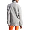 adidas Felpa a Collo Alto Stella McCartney Donna Top Grigio Medio Melange IW6336