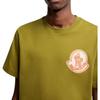 Moncler SS26 Logo Cotton T-Shirt Hand-Painted Print Logo Patch Crew Neck Short Sleeve T-Shirt Men tops L10918C0003489B8U81P
