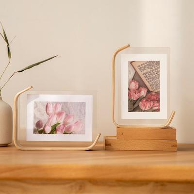 Creative Home Decor Double-Sided Frame Transparent Acrylic Frame
