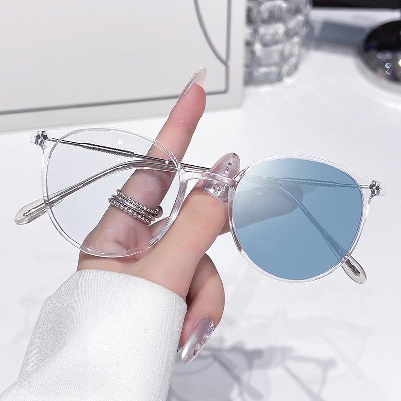 

Модні ультралегкі фотохромні окуляри, що змінюють колір, окуляри унісекс у круглій оправі