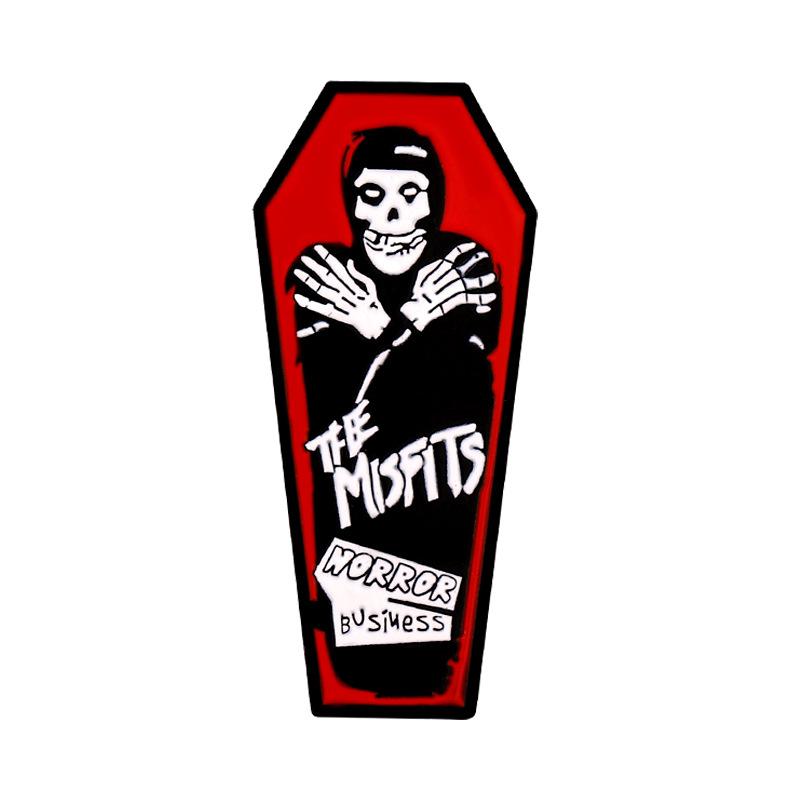 

Модная металлическая булавка в виде черепа черного цвета для одежды унисекс и аксессуаров для костюма на Хэллоуин