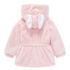 Rabbit Ears Coat Cute Baby Girl Faux Fur Fleece Jacket Children's Thickened Winter Warm Jacket
