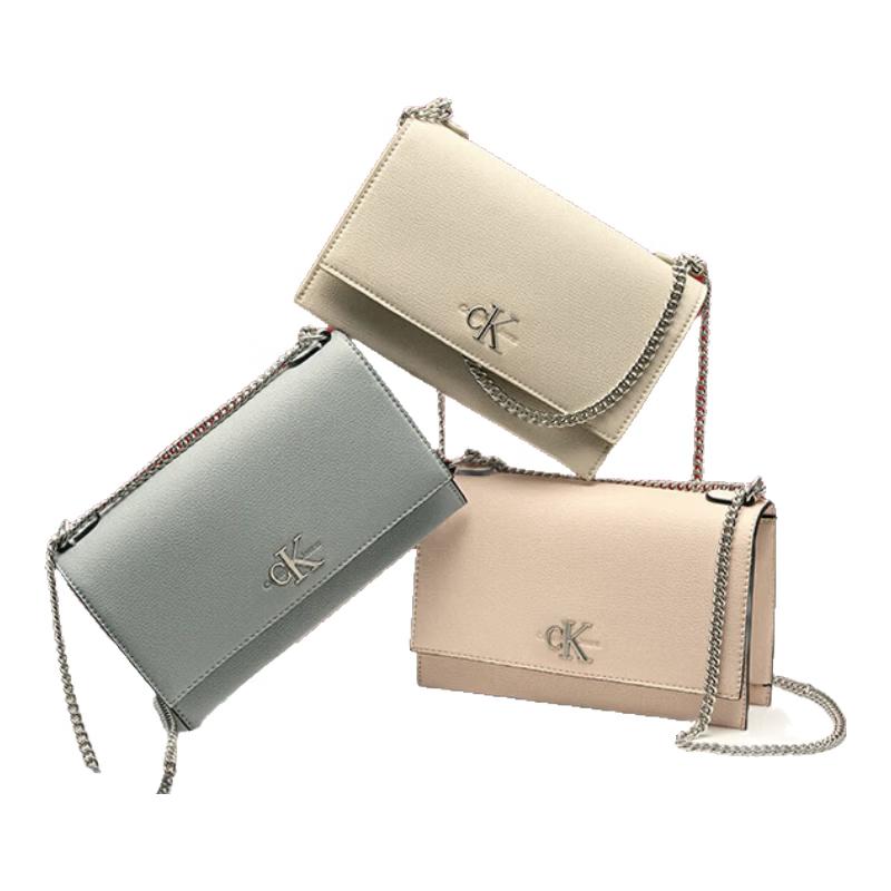 Calvin Klein Textured Flap Shoulder Bag OS