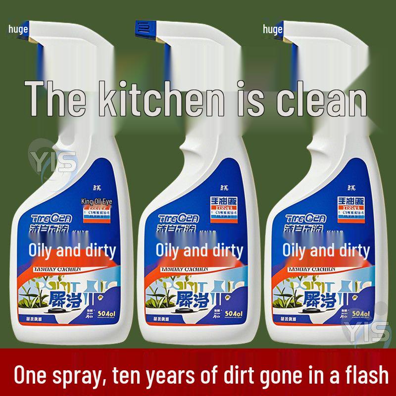 Clearance: Range Hood Cleaner & Kitchen Degreaser - Strong Oil Stain Remover Kitchen Renewal: 1 Small Bottle, 100ML, No Spray