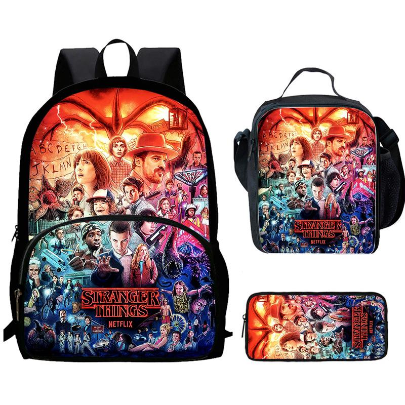 Monster Story Schoolbag High Definition Multi-Function Oxford Lightweight Backpack