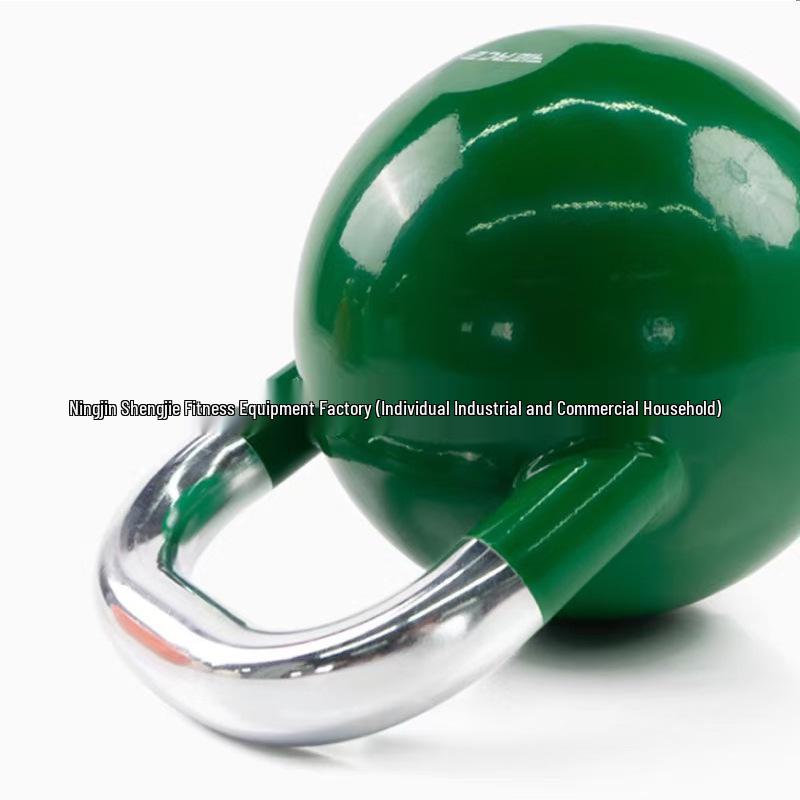 Solid Cast Iron Kettlebell for Women's Home Workouts - Ideal for Glute Squats & Men's Fitness