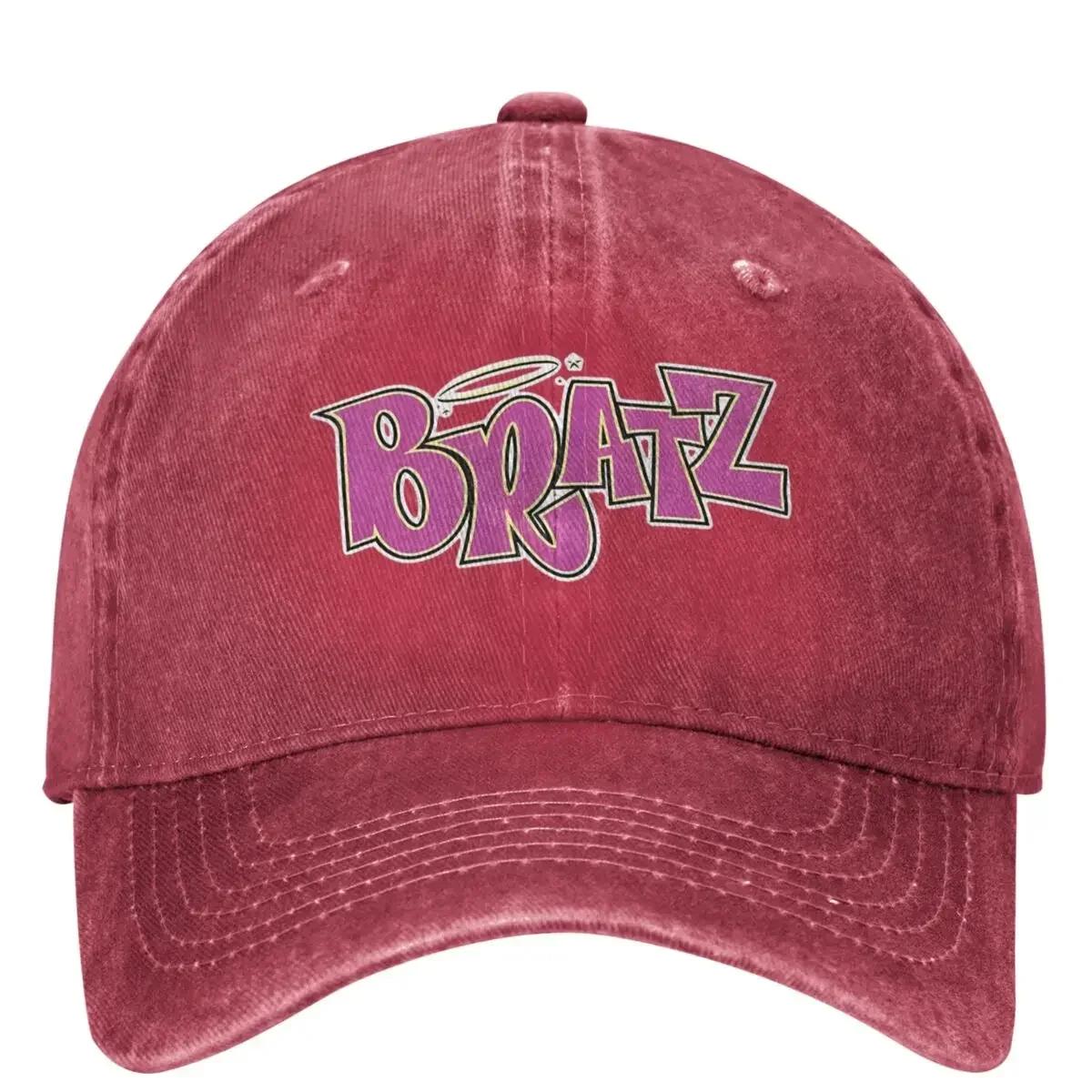 

Бейсболка с логотипом Bratz Женская Мужская Дизайнерская Хип-Хоп Кепки Летняя Модная На Открытом Воздухе Спорт Кепка Snapback as picture