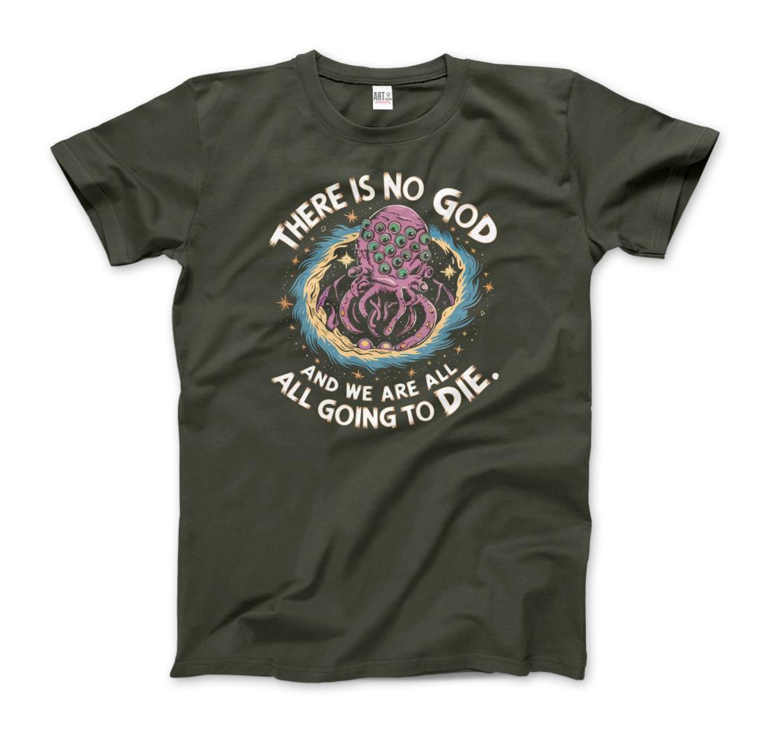 Vintage Lovecraftian Nihilism Monster T-Shirt M