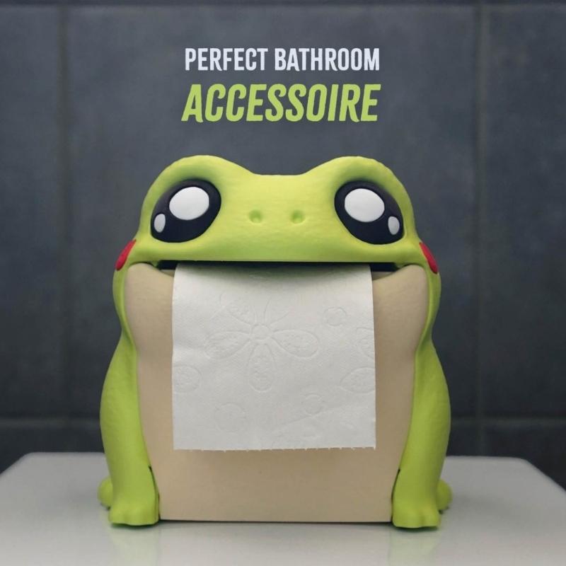 Frogs Tissue Dispenser Easy to Cleaning Practical Storage Solution for Living Room Bedroom Bathroom Decoration