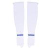 Breathable Hose Compression Stockings Skid Resistant Fatigue Relief Pressure Socks White (XXL)