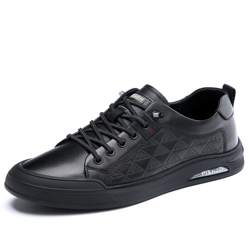 

Модные британские туфли в стиле casual для мужчин, офисные деловые туфли, белые минималистичные мужские мокасины со шнуровкой 48 чёрный