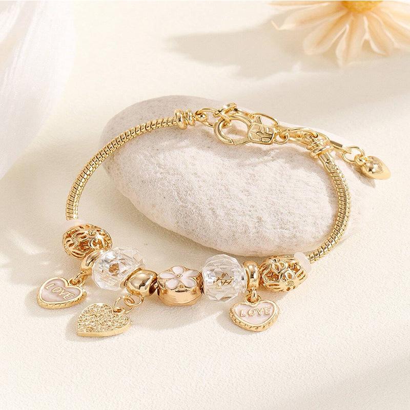 Fashion Multi-Element Rhinestone Beaded DIY Bracelet Jewelry