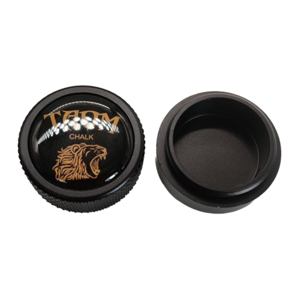 Aluminum Zinc Zinc Alloy Pool Chalk Holder Round Shaped Chalk Tip Case  Billiards Accessories