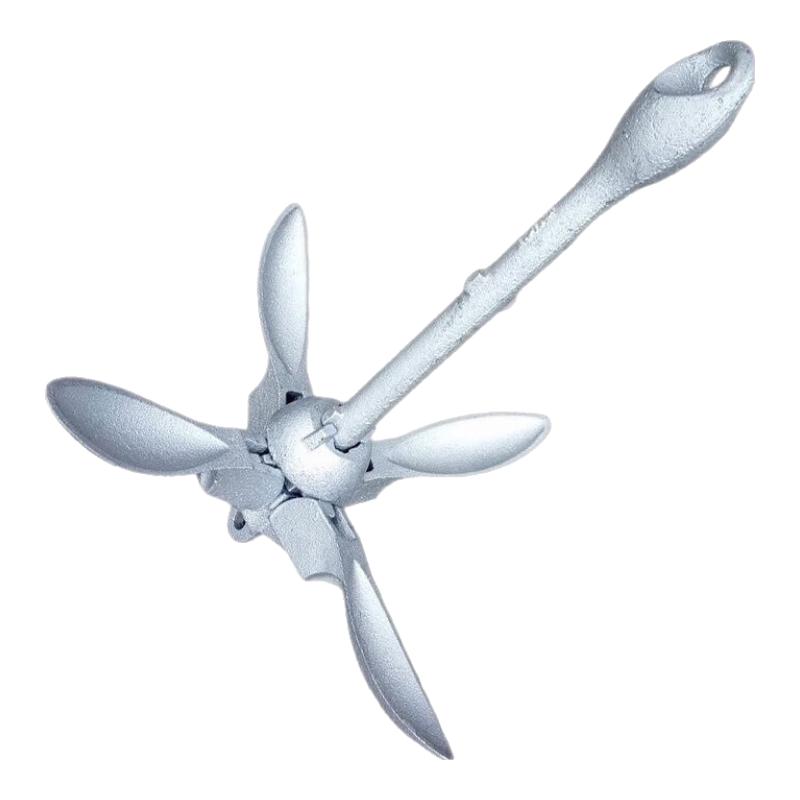 Green Tunan Foldable Carbon Steel Boat Anchor