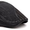 Denim Beret Women's Autumn Cap British Vintage Forward Cap Men's Newsboy Cap