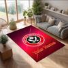 Sheffield United FC Printed Crystal Velvet Rug Non‑Slip Crystal Velvet Carpet For Sofa Bedroom Indoor Home Decoration