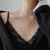 Einfache Lange Quastenkettenhalskette Für Frauen Trendige Verstellbare Chokerhalskette Modeschmuck Kette Am Hals Mädchengeschenke