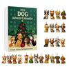 2026 Christmas Advent Calendar Blind Box Pet Series Acrylic Ornament Hanging Decor Tree