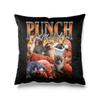Aertemisi Punch Baby Monkey Pillow Cover Emotional Plush Monkey Design Cushion Case Throw Pillow Cover