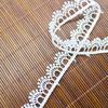 Polyester Light Embroidered Lace, Skirt Decoration, Headband, Neck Decoration, White Water-Soluble Handbook, Lace Lace Accessories