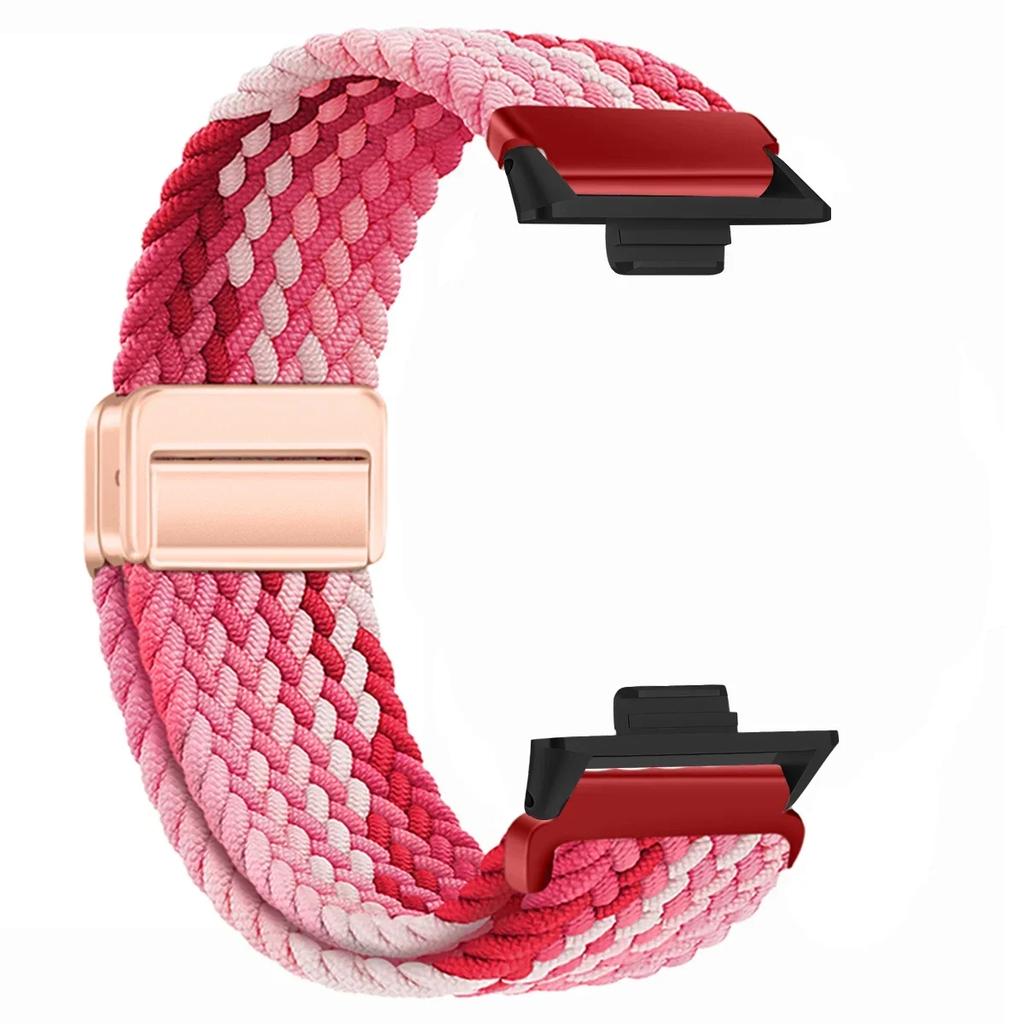 Magnetic Braided Nylon Loop Band for Xiaomi Redmi Watch 5 4 Strap Adjustable Sport Replacement Correa Bracelet Mi Band 9 8 Pro