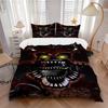 Nightmare Freddy'S Horror Print 3Pcs Bedding Setduvet Cover With 2 Bedropillowcase Home Birthday Gift