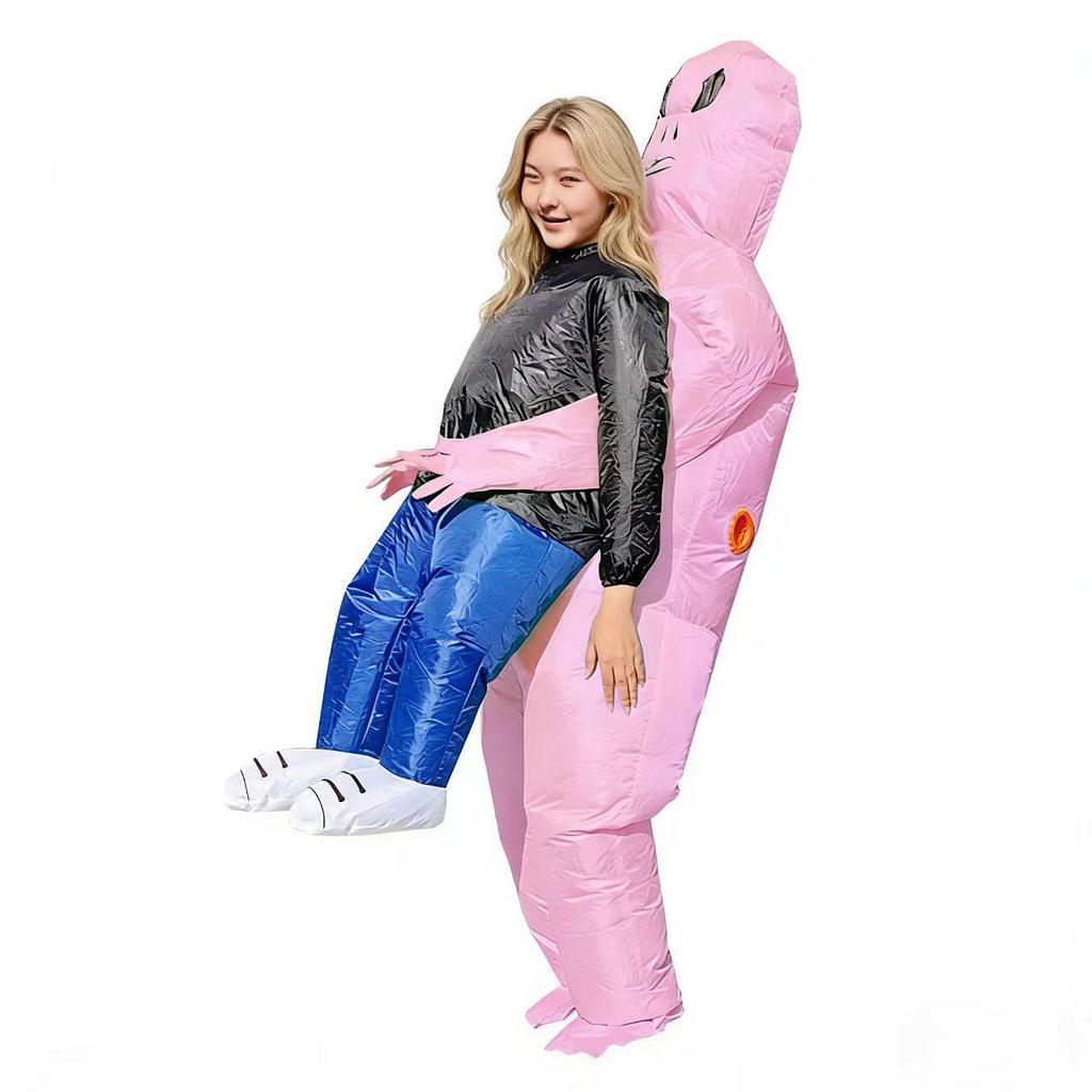 Inflatable Halloween Alien Ghost Hugging Costume for Role-Playing and Party Fun