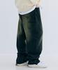 Bieseulaebis Carpenter Loose Fit Denim Pants Vintage Black