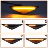 Ford Mondeo III 00-07 LED side indicator SMOKED DYNAMIC 2 pcs. SET