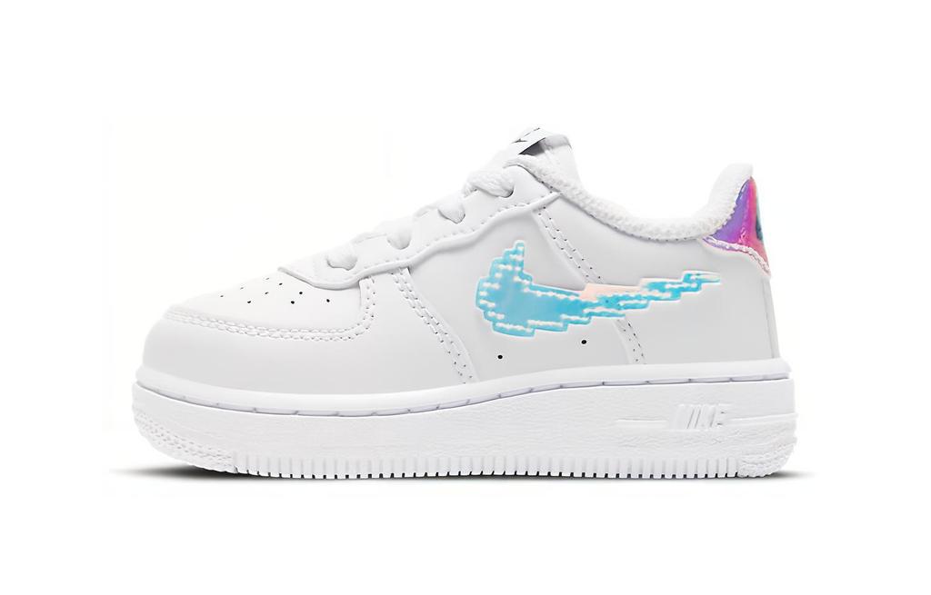 Nike Air Force 1 LV8 Laser Abrasion Resistant Low Top Skateboard Shoes White Infant And Toddler CW1582-100