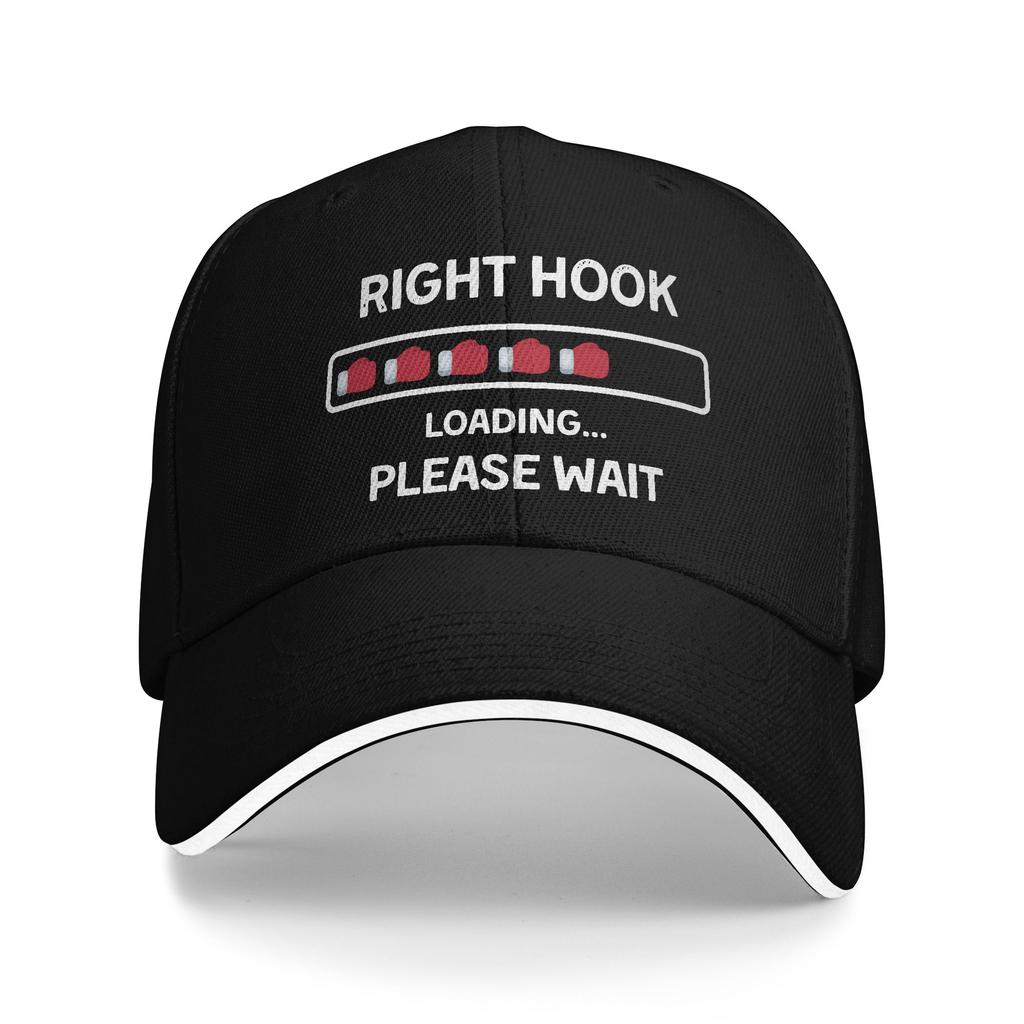 Anpassad Punk Unisex Boxning Ge Aldrig Upp Basebollkeps Vuxen Boxer Citat Justerbar Pappahatt WoUnisex Unisex Solskydd Snapback Kepsar