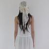FLORAL LACE SCARF (IVORY)