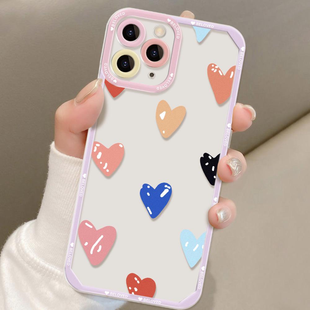 Husa de telefon pentru iPhone 11 13 XR 15 14 Pro Max iPhone 12 16 7 8 Plus XS Max Samsung A15 A55 A05 A54 Redmi 12 13C Note 13 9 10 OPPO A16 A18 Vivo Y17S Y12