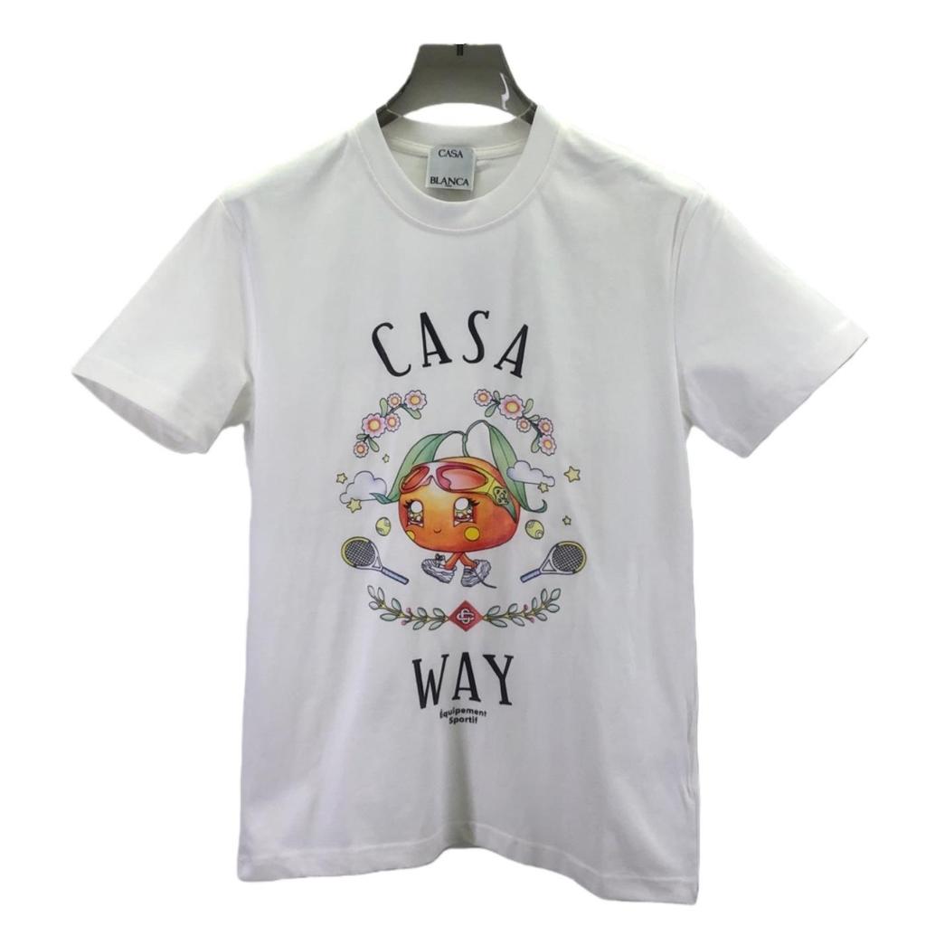 Maglia da Badminton Unisex a Manica Corta con Girocollo e Stampa a Lettere, Vestibilità Larga