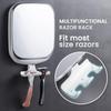 TAILI Shower Mirror Fogl with Razor Holder for Shaving Anti Fog Bath Mirror with Powerful Suction NODrilling Removable Shatterp