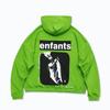 Forest Green Printed Hoodie Men Women Loose Fit Casual Sweatshirt American Retro Style