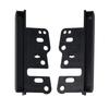 2pcs Stereo Mounting Bracket ABS Black DVD Player Din