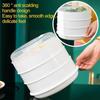 Microwave Steamer Basket with Lid Multi-functional Plastic Steaming for Home Kitchen
